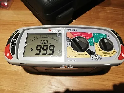 Megger MFT1721 Multifunction Electrical Tester With Hard Case Never Used • £800