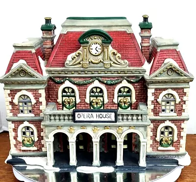 Mervyns Village Square VTG 2000 Christmas Lighted  Opera House Very Rare Boxed • $202.35