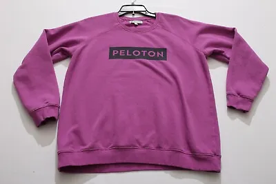 $69.99 • Buy EUC SZ M Peloton Classic Pink Sweatshirt 