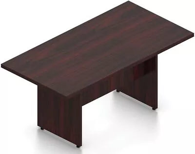 8 FT Contemporary Rectangular Conference Room Table In American Mahogany Finish • $699