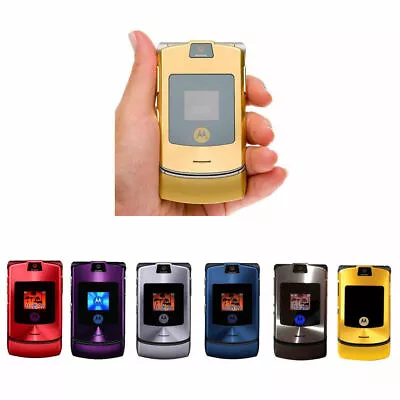 Original Motorola RAZR V3i GSM 1.2MP Camera Flip Unlocked Mobile Cell Phone • $29.98