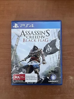 PS4 Assassins Creed 4 Black Flag Playstation 4 Game Free Postage • $19