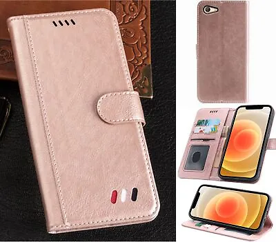 $7.90 • Buy Oppo A59 F1s Full Grain Finish Pu Leather Wallet Case Card & Stand