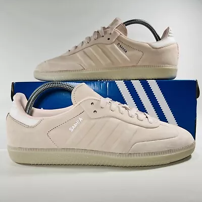 Adidas Samba Pink Off White Men Classic Originals Shoes Athletic Casual Sneakers • $89.99