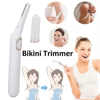 Womens Electric Shaver Portable Electric Bikini Trimmer Body Face Hair Remover • $12.49