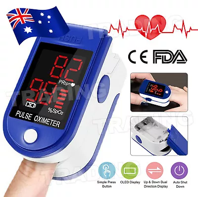 Professional Finger Pulse Oximeter Blood Oxygen Saturation Monitor Heart Rate • $8.95