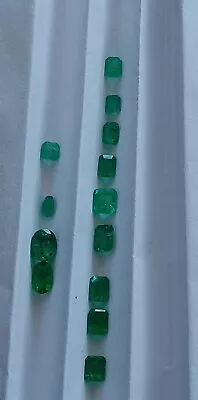 8.50 Ct Twt Natural Colombian Muzo Emeralds-Faceted  • $395