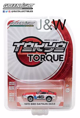 Greenlight Datsun 240Z BRE 1970 John Morton 29880A 1/64 • $3.99