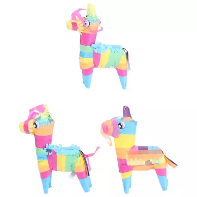 3 Pcs Funny Pinata Toy Outdoor Kids Toys Outside Mexican Donkey Banquet Child • £13.99