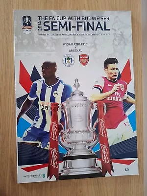 2014 FA Cup Semi Final: Wigan Athletic V Arsenal @ Wembley • £2.50