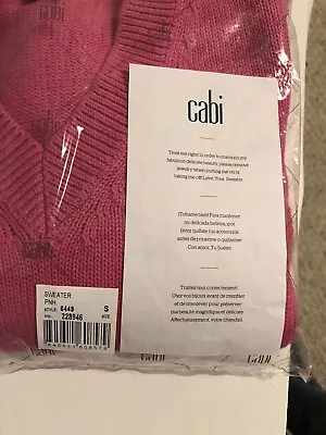 Cabi New In Bag Knockout Pullover #6449 Punch Color Small • $95