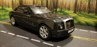 $499 • Buy RARE Rolls-Royce Phantom Coupe 1/18 Diecast KYOSHO Darkest Tungsten *READ*