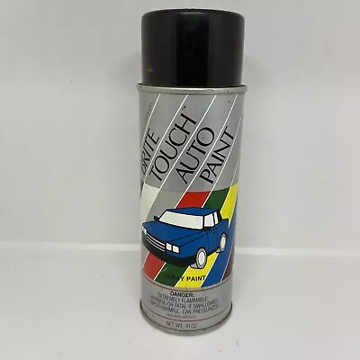 Vintage Brite Touch GLOSS BLACK Auto Paint Spray Can Sherwin Williams • $8.88