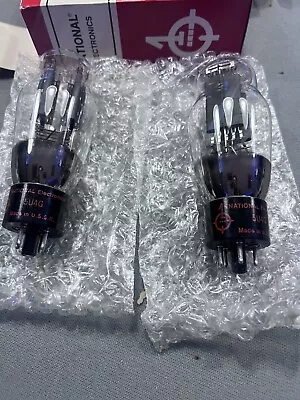 National 5U4G Valves X 2 Same Batch And Year...Rare New!! • £99