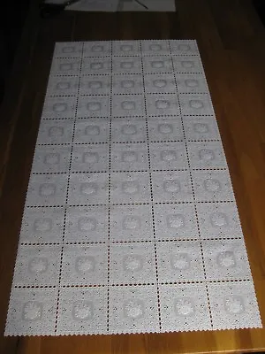 Plastic Lace Tray Cloth Table Runner Chloe White Design100cm Long 50cm Wide • £6.49