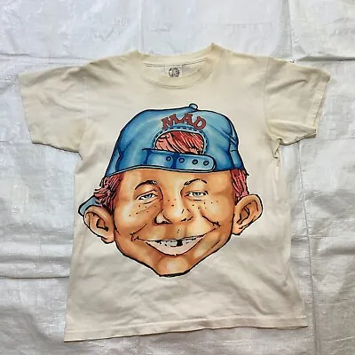 Vintage ALFRED E NEUMAN MAD MAGAZINE Men T-Shirt Single Stitch Sz S Made In USA • $99.50