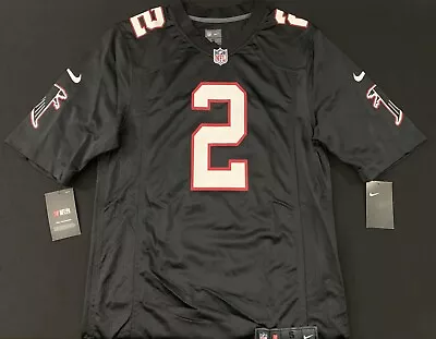 NWT Nike Matt Ryan Atlanta Falcons Black #2 Throwback Alternate Game Jersey S • $49.99