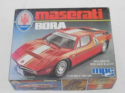 1/24 MPC Italian Maserati BORA Sports Car Plastic Scale Model Kit Complete 10552 • $43.99