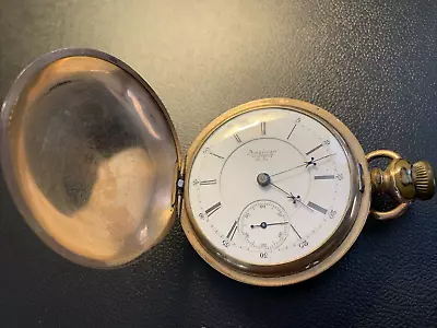 American WALTHAM Crescent St. Non Mag. Model 1883 15J 18s Pocket Watch Runs • $449.95