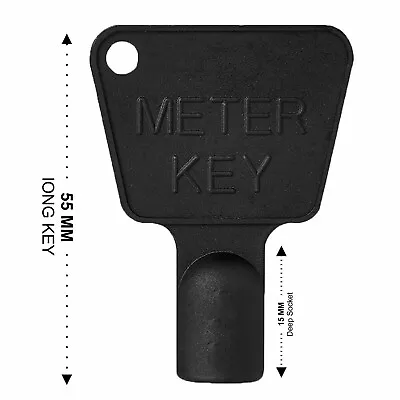 £3.99 • Buy Service Utility Meter Key Gas Electric Box Cupboard Cabinet Triangle Reading DIY