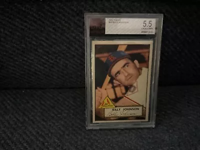 1952 Topps #83 Billy Johnson Baseball Card Graded 5.5 • $45