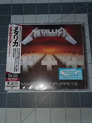 Metallica-Master Of Puppets SEALED NEW JAPANESE IMPORT CD W/OBI • $20