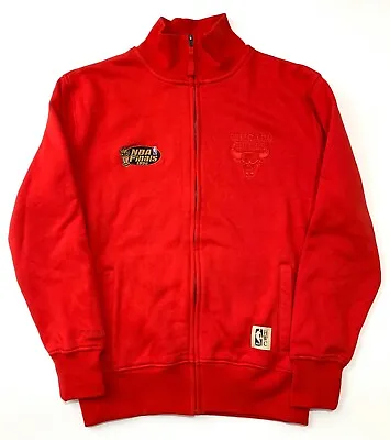 $80.99 • Buy Mitchell & Ness Red Chicago Bulls Nba Finals Fleece Varsity Jacket M L Xl Jordan