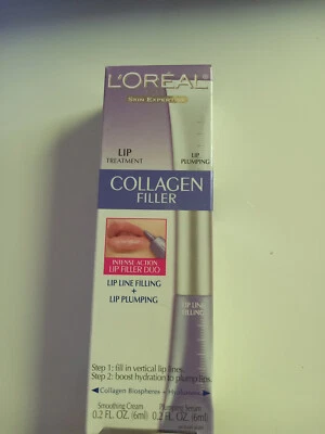 $20 • Buy L'OREAL Lip Treatment Collagen Filler 0.2 Fl Oz Intense Action Plumping