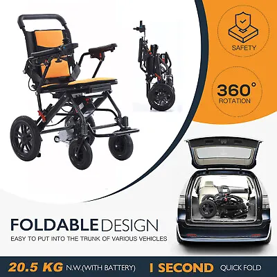 Folding Electric Wheelchair Power Wheel Chair Lightweight Mobility Aid MotorizyN • $649.99