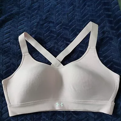 Under Armour Pink Sports Bra Large • £10