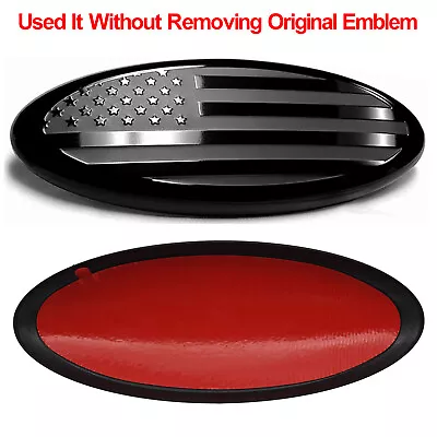 $13.99 • Buy 9inch For Ford F150 F-250 F-350 Front Grille Tailgate Emblem US Flag Oval Badge