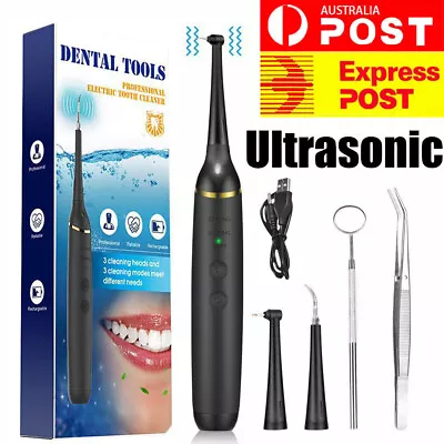 Electric Teeth Cleaner Ultrasonic Dental Tartar Plaque Calculus Tooth Remover • $24.45