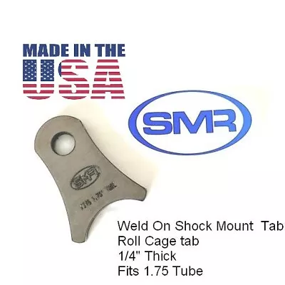 Steel Roll Cage Shock Mount Tab  Fits Up To 1.75  TUBE USA SMR 2 Pack • $12.99