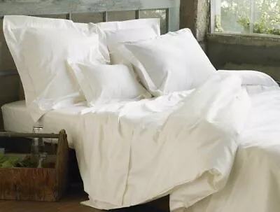 4 PC Sheet Set/3 PC Duvet Set 800TC Cotton Ultra Soft Uk All Size Silver Solid • £62.99