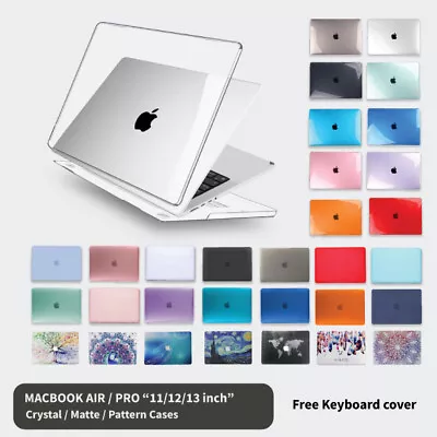 Apple MacBook Hard Case + Keyboard Cover Air 11  12'' 13  Pro 13 Inch Retina • $18.95