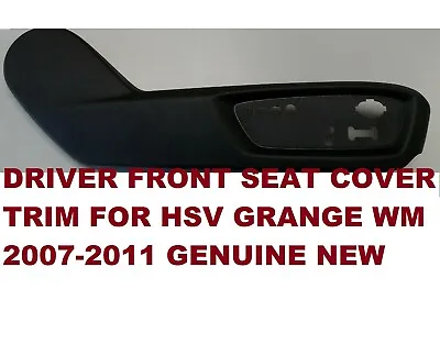 Driver Front Seat Cover Trim Hsv Grange Wm 2007-2011 Genuine New • $285