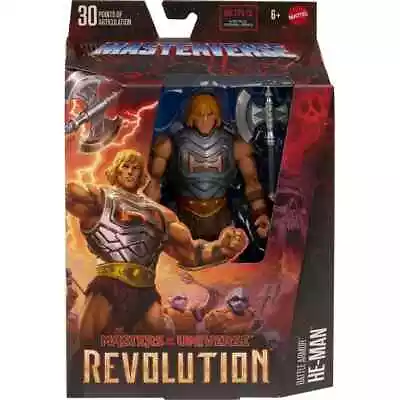 Masters Of The Universe Masterverse HE-MAN BATTLE ARMOR REVOLUTION 7  IN STOCK • $39.99