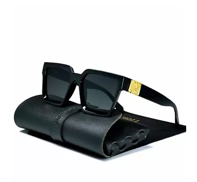 Men Sunglasses Hip Hop Shades Retro Classic Gangster Style Vintage White Black • $11.99