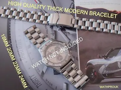 Quality Watch Bracelet Strap Band Solid S- Steel To Fit Tag Heuer F1 2000 Aqua • £32