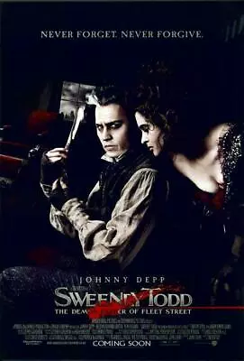 398856 Sweeney Todd The Demon Barber Of Fleet Street Film WALL PRINT POSTER AU • $40.65