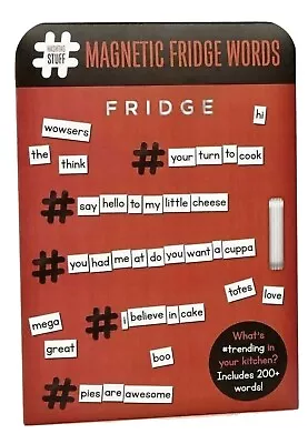 Hashtag Magnetic Magnet Fridge Funny 200+ Words Christmas Gift • £7