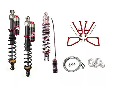 LSR Lone Star DC-4 Long Travel A-Arms Elka Stage 4 Front Rear Shocks Raptor 250 • $3699.95