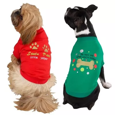 Holiday Hound T-Shirts For Dogs By Zack & Zoey In 2 Colors 3 Sizes CHRISTMAS • $16.49