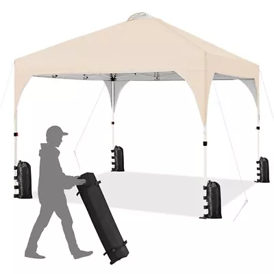 Pop Up Gazebo Outdoor Camping Canopy Sun Shelter Tent Garden/Park/ Market 3x3M • £65