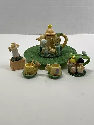 Precious Moments Enesco Nativity Mini Tea Set  1998  11 Piece Set  Collectible • $21.49