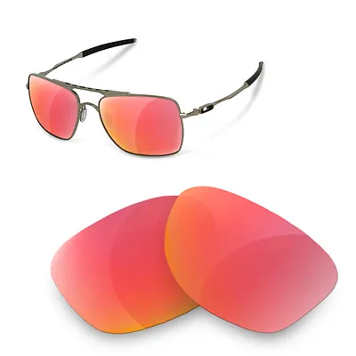 Polarized Replacement Lenses For Oakley Deviation Ruby Red Color • $37