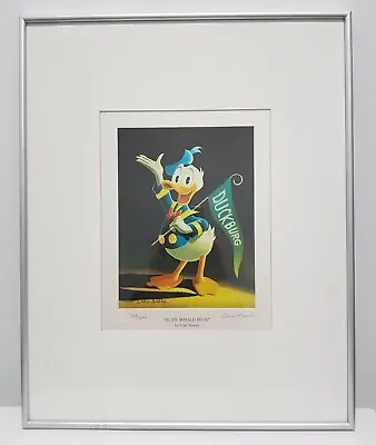 DONALD DUCK No 518 Of 595 Lithograph Signed By Carl Barks COA 60 Years Quacking • $965.40