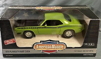 Ertl American Muscle 1970 Plymouth AAR ‘Cuda Diecast 1:18 • $38