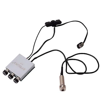 Acoustic Guitar Piezo Pickup Preamp Microphone Pickup Double Pick-up System W0K9 • $21.05