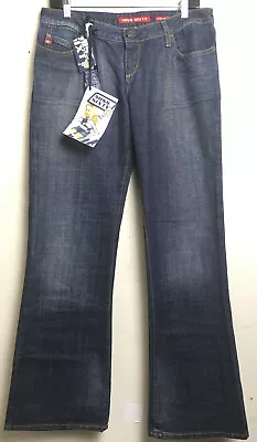 Miss Sixty Authentic100%Cot Extra LowTYRise Stretch Jeans Flared Sz31W33xL32 NWT • $58